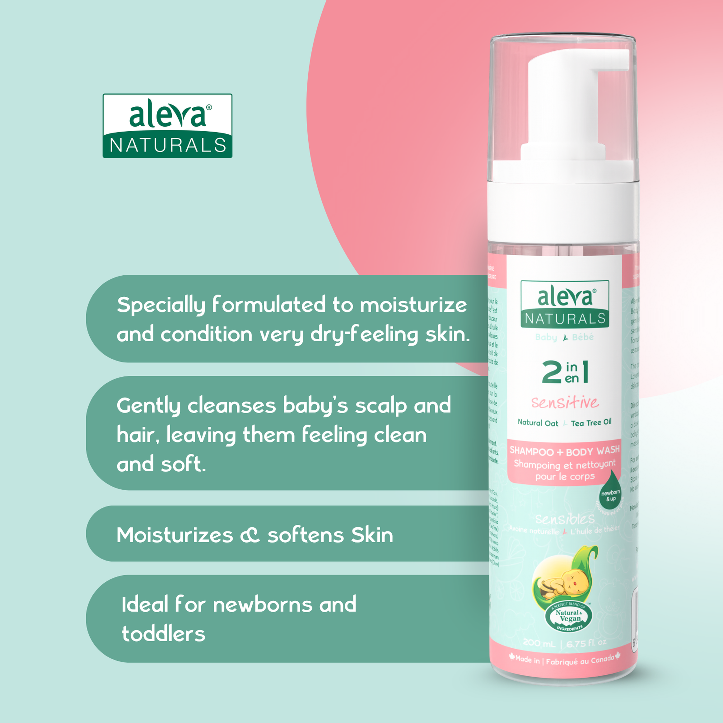 2 in 1 Shampoo + Body Wash