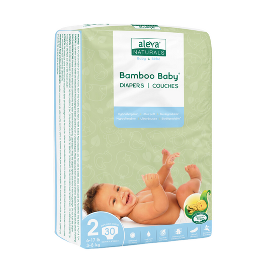Bamboo Baby Diapers - Size 2