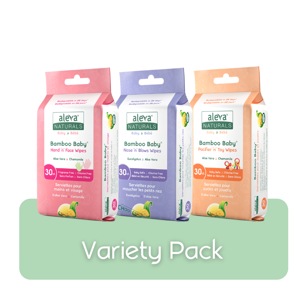 Bamboo Baby Wipes Variety Pack