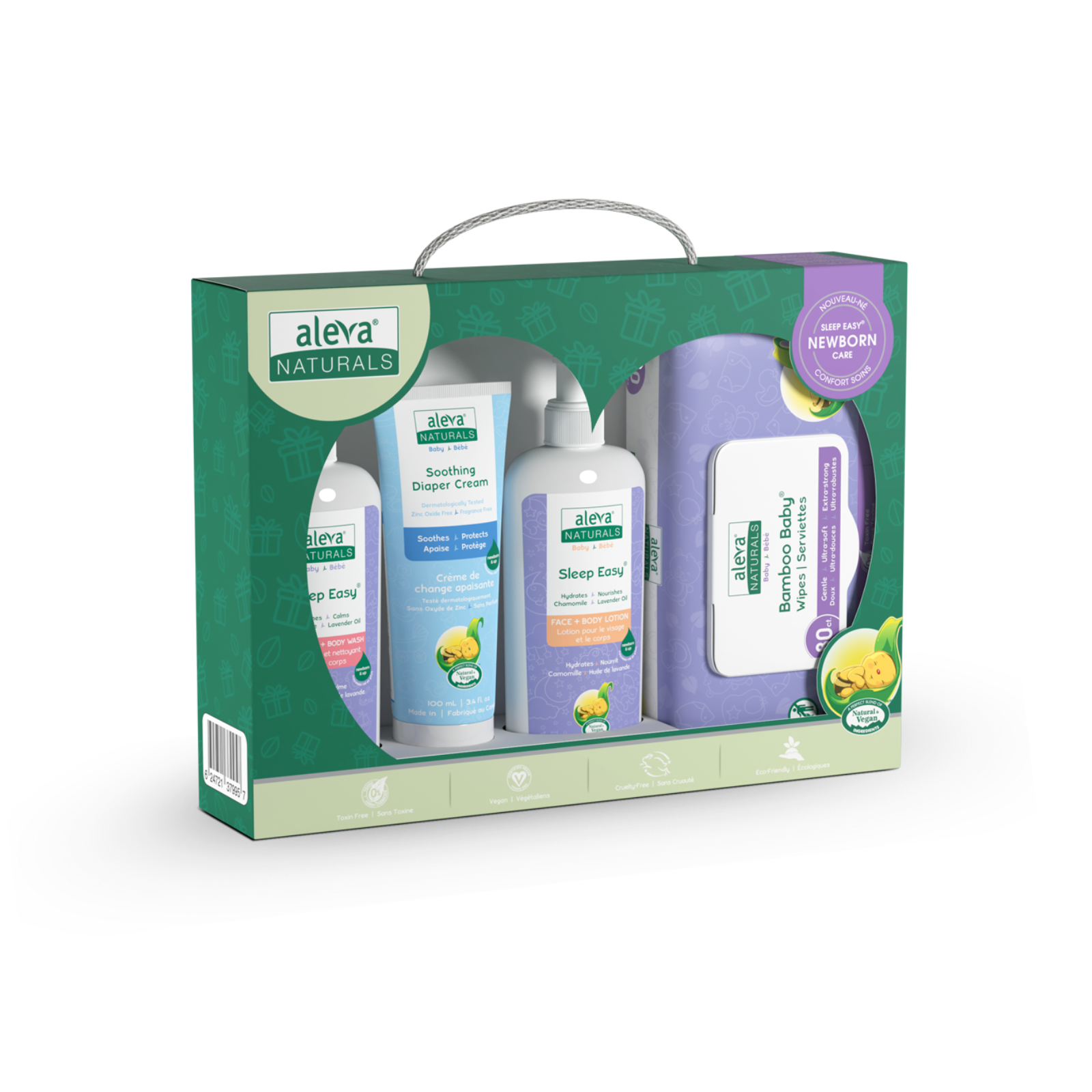 Newborn Sleep Easy Care Set – Aleva Naturals