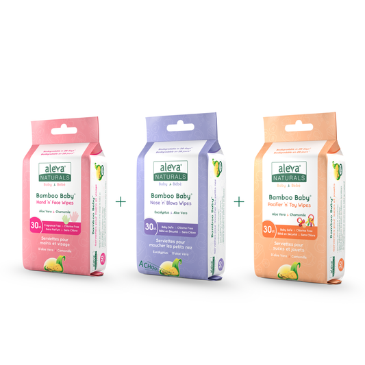 Bamboo Baby Wipes Variety Pack