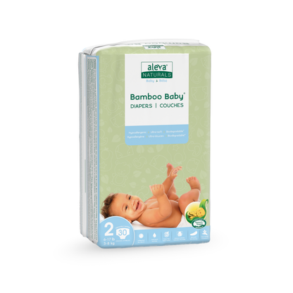 Bamboo Baby Diapers - Size 2