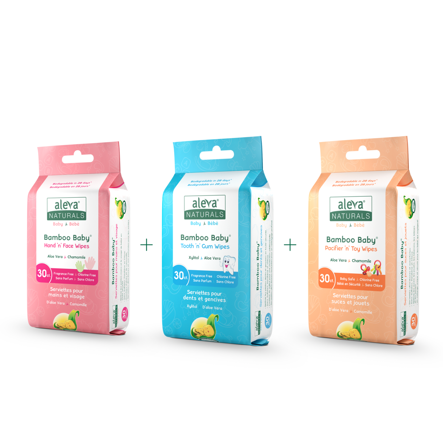 Bamboo Baby Wipes Daily Essentials Pack