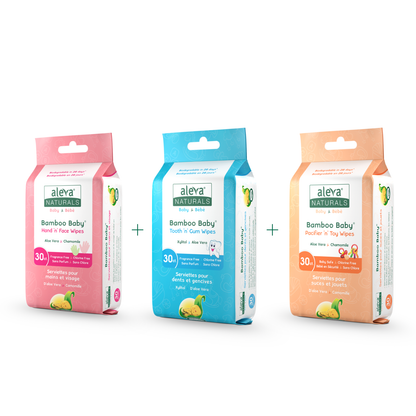 Bamboo Baby Wipes Daily Essentials Pack