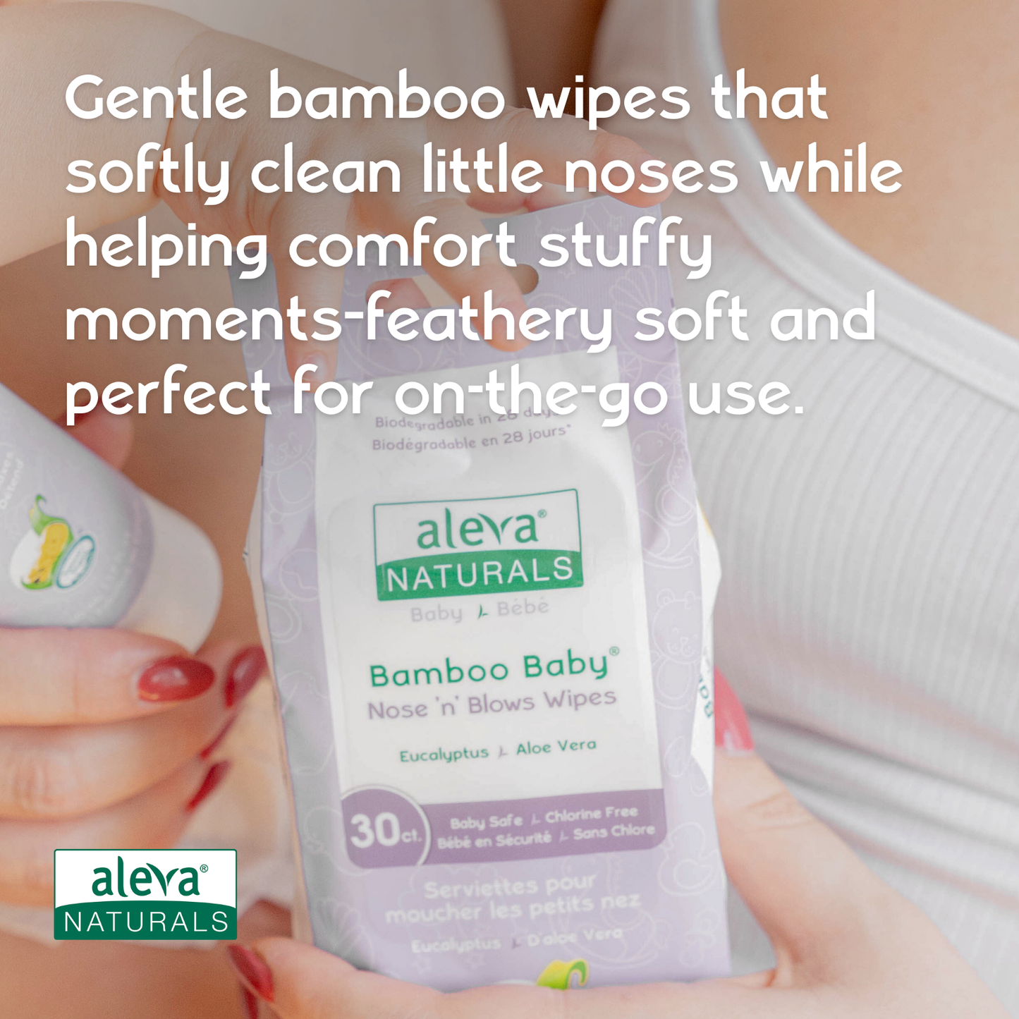 Bamboo Baby Nose 'n' Blows Wipes