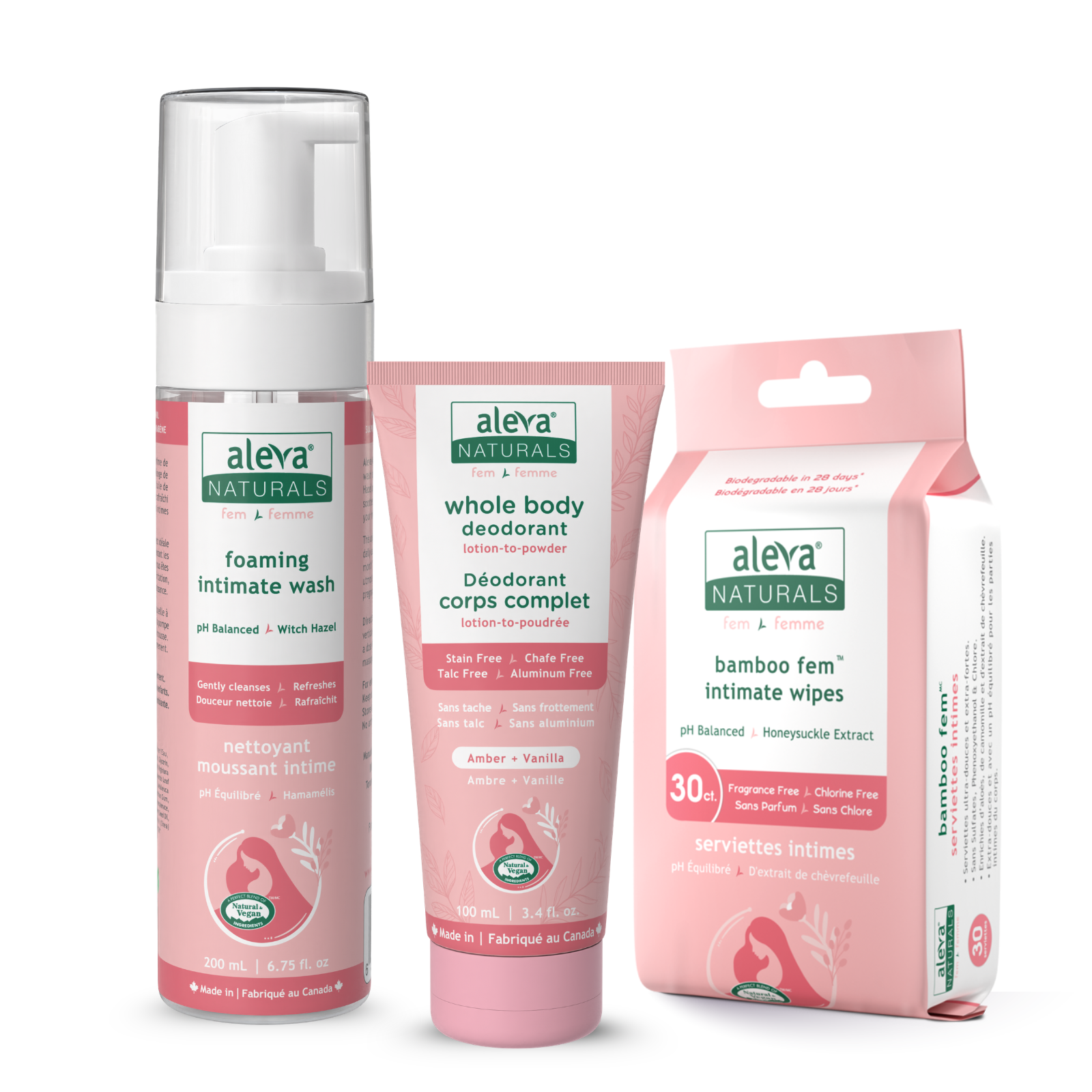 Fem Intimate Care Kit – Aleva Naturals