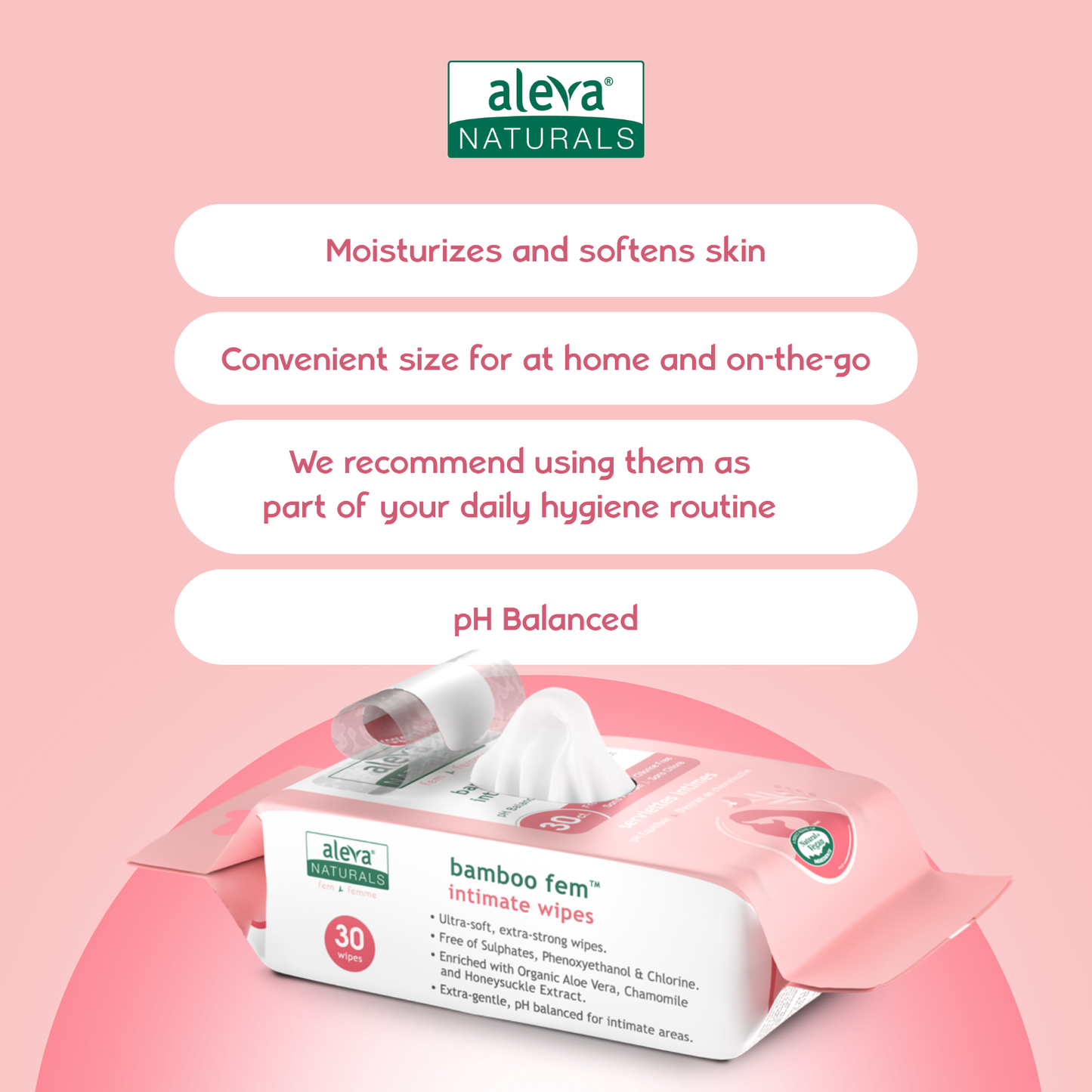 Bamboo Fem Intimate Wipes