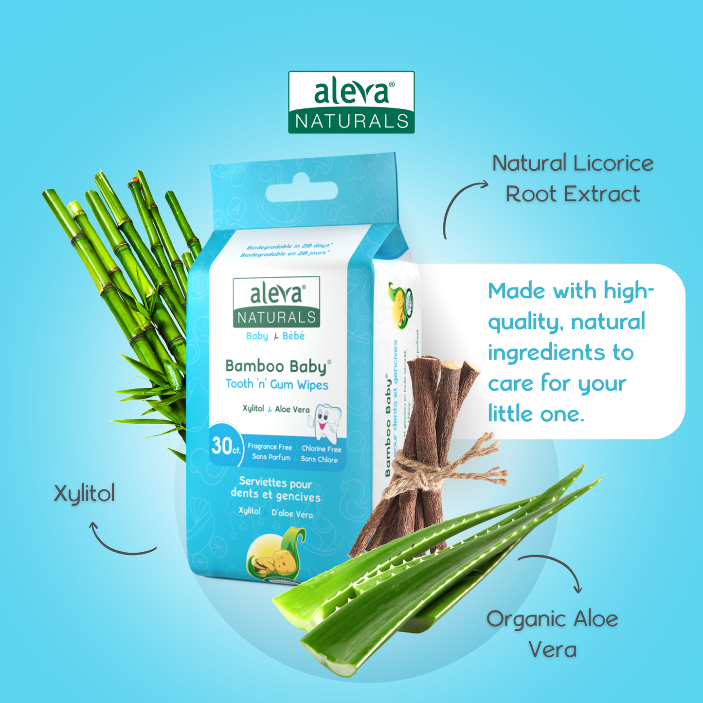 Bamboo Baby On-The-Go Wipes Duo