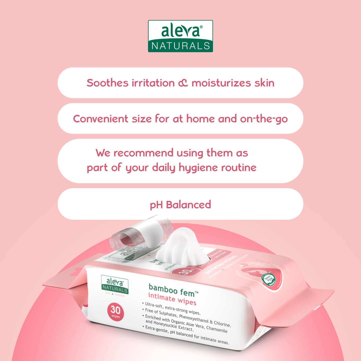 Bamboo Fem Intimate Wipes