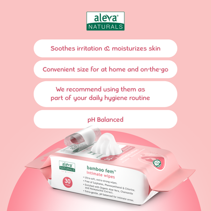 Bamboo Fem Intimate Wipes