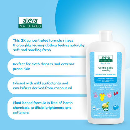 Gentle Baby Laundry, Convenient Travel Size
