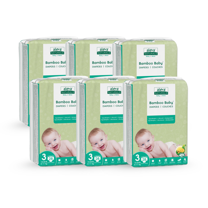 Bamboo Baby Diapers - Size 3