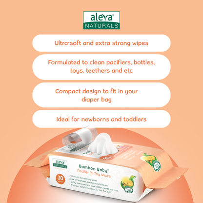 Bamboo Baby Wipes Daily Essentials Pack