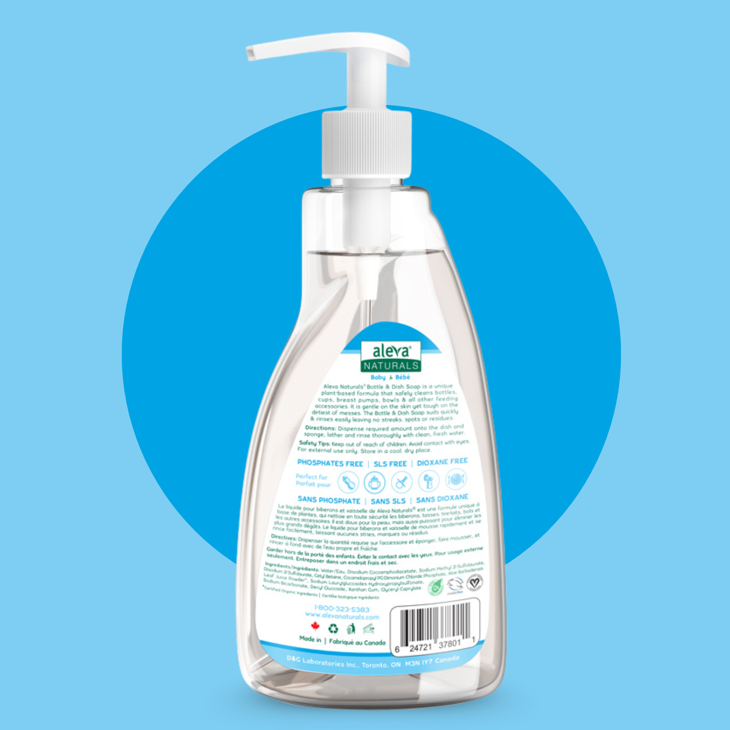 Bottle & Dish Soap - Fragrance Free - 16.9 fl.oz.