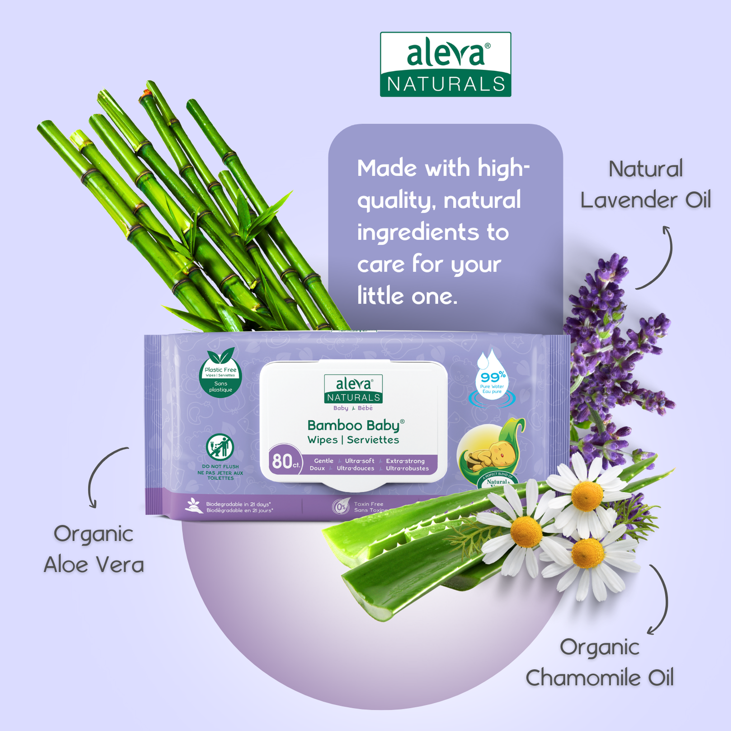 Bamboo Baby Wipes - Economy Pack (480 ct.)