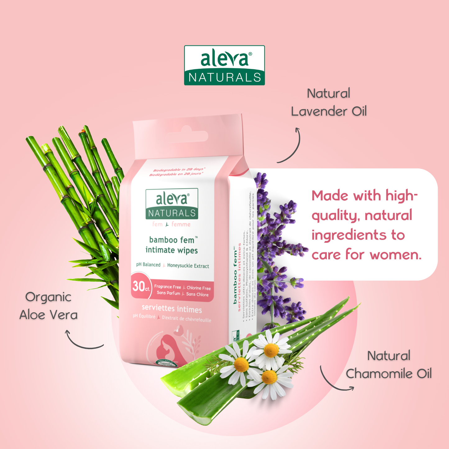 Bamboo Fem Intimate Wipes