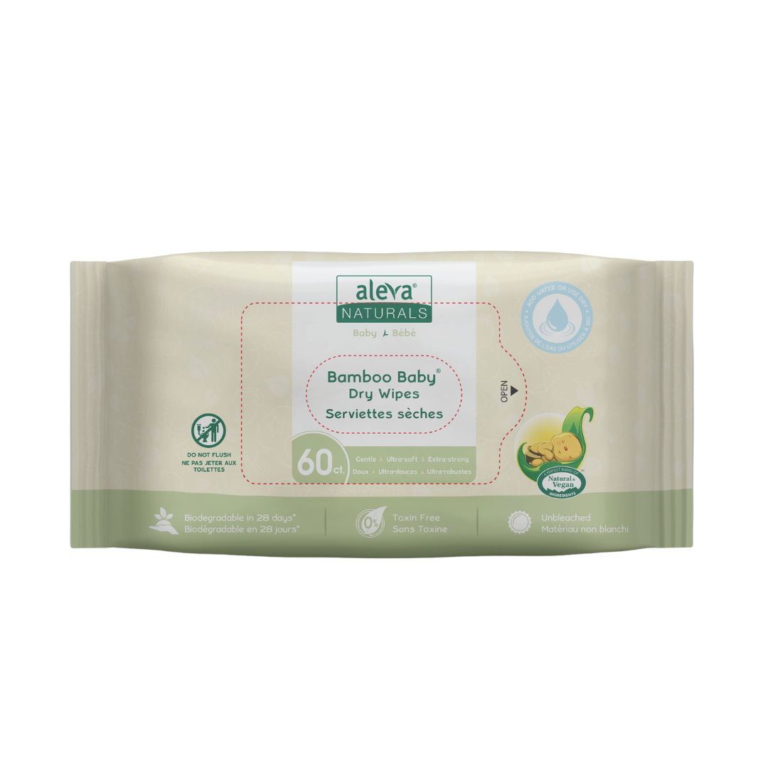 Bamboo Baby Dry Wipes