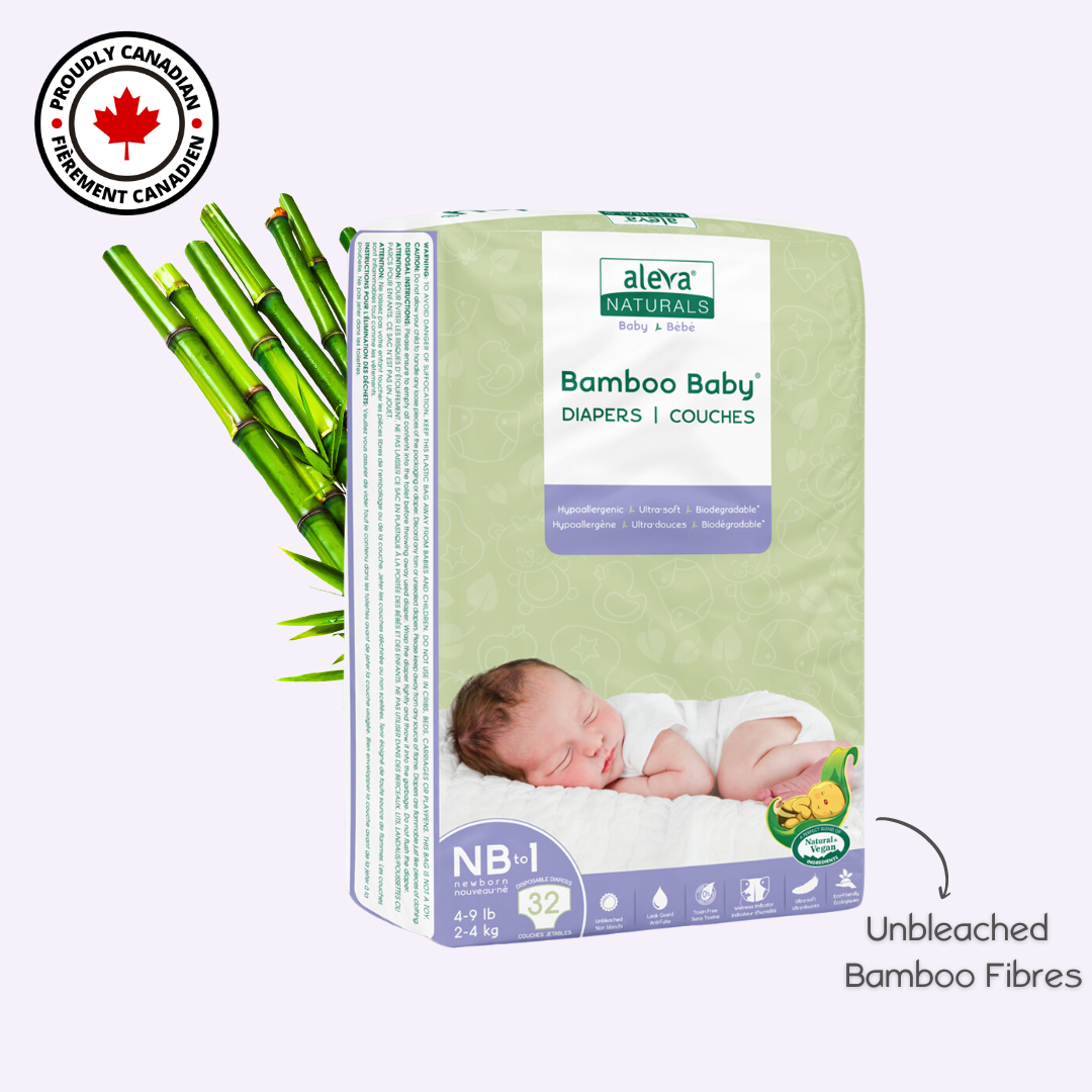 Bamboo Baby Diapers - Size NB-1