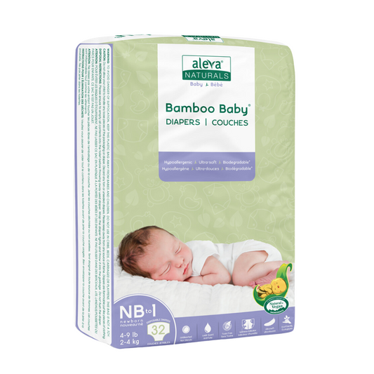 Bamboo Baby Diapers - Size NB-1