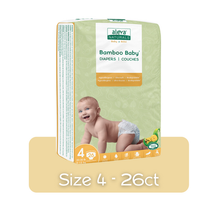 Bamboo Baby Diapers - Size 4
