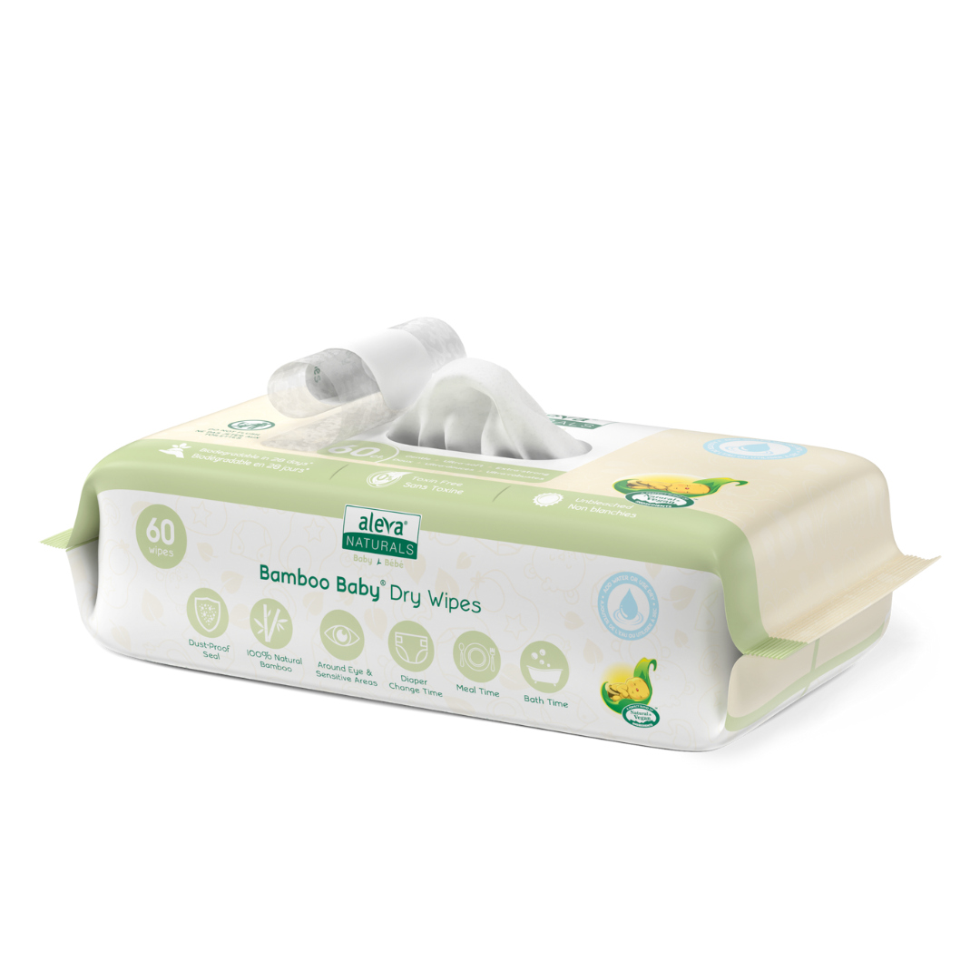 Bamboo Baby Dry Wipes