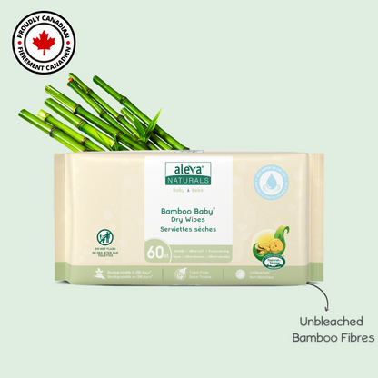 Bamboo Baby Dry Wipes