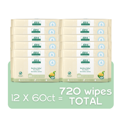 Bamboo Baby Dry Wipes