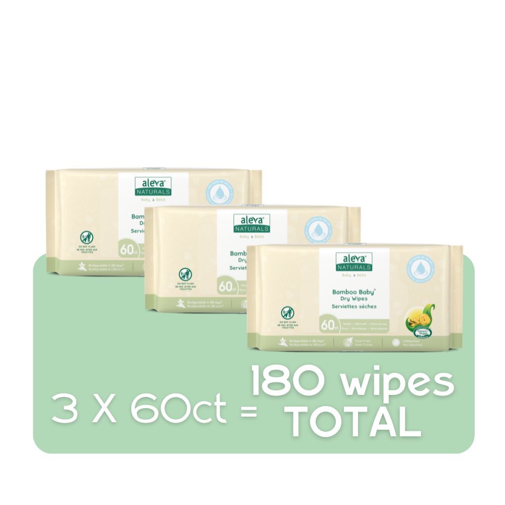 Bamboo Baby Dry Wipes