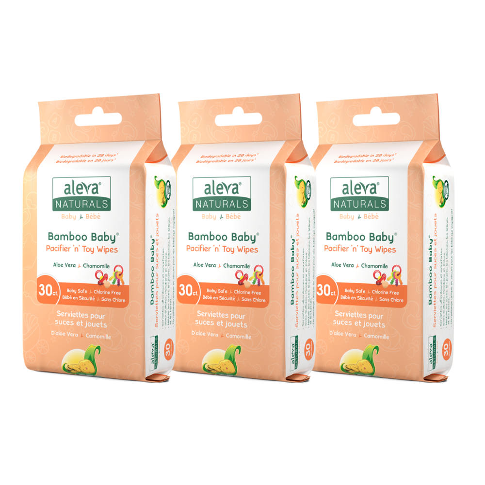 Bamboo Baby Pacifier & Toy Wipes