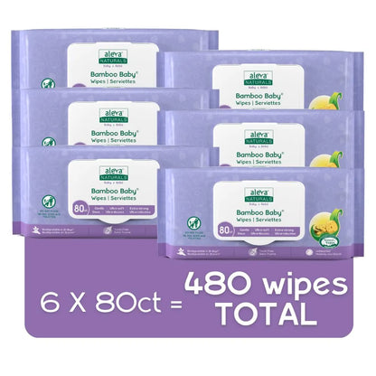 Bamboo Baby Wipes - Economy Pack (480 ct.)